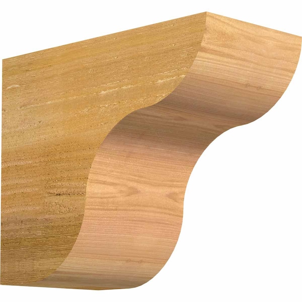 Ekena Millwork Carmel Rough Sawn Rafter Tail, Western Red Cedar, 6"W x 10"H x 12"L RFT06X10X12CAR00RWR - main